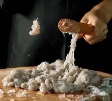 Hand-Beaten Fresh Shrimp Slurry