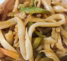 Beef Stir-Fried Knife-Cut Noodles