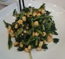 Golden Tofu with Greens