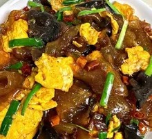 Stir-fried Duck Egg with Rice Noodles