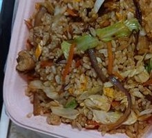 Chicken and Enoki Mushroom Fried Rice