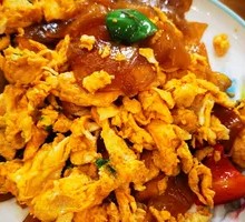 Duck Egg Stir-Fried Rice Noodles