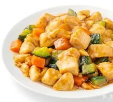 Chicken with Cucumber and Carrot