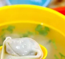 Pork and scallion dumplings