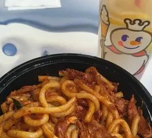 Braised Beef with Half Noodles and Half Dumplings
