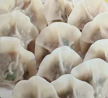 Pork and scallion hand-pulled dumplings