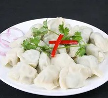 Fennel Sprout and Egg Dumplings