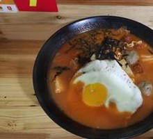 Spicy Beef Soup Rice with Rice