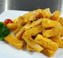 Egg Yolk Baked Pumpkin