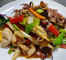 Pork Belly Stir-fried with Penang Fish