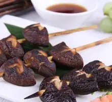 Fried Mushroom Skewers