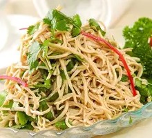 Cilantro Tofu Skin Salad