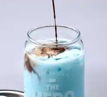 Blue Citrus Coconut Latte