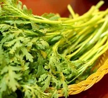 Chinese chrysanthemum greens