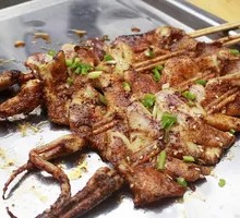 Spicy Squid Skewers