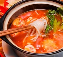 番茄鸡蛋米线