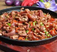 铁板鸡杂
