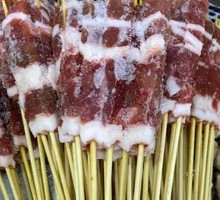 Hand-held Meat Skewers