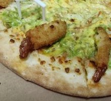 Garlic Cheese Fried Shrimp Pizza 12-inch