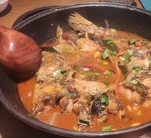 Hooked Fish with Cucumber Stew