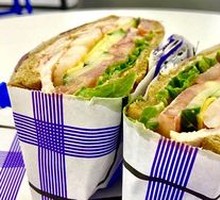 Shrimp Chicken Cheese Sandwich