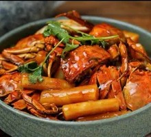 Steamed Crab with Rice Noodles