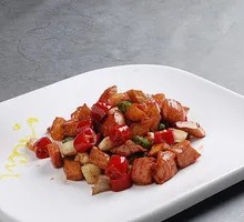 Almond Mushroom Pork Cutlet