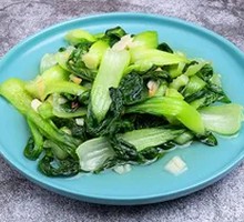 Garlic Stir-fried Shanghai Greens