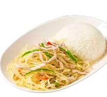 Potato Shredded Pork Rice