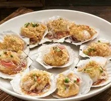Steamed Scallops with Garlic and Vermicelli