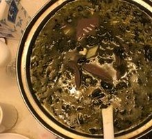 Snowy Chard Blood Soup