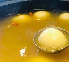 Old Duck Soup with Shepherd's Purse Dumplings