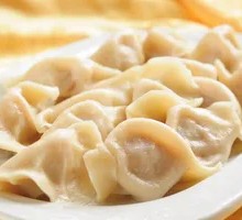 Chinese cabbage and pork dumplings