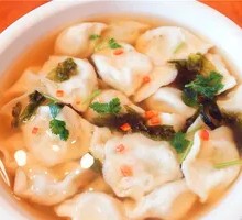 Shiitake Pork Dumplings in Soup