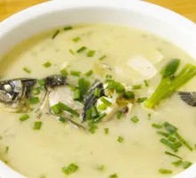 Creamy Carp and Tofu Soup