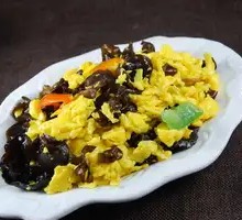 Wood Ear Mushroom Stir-Fried with Eggs