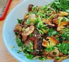 Shrimp and Eel Stir-fry