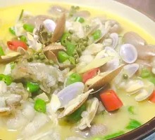 Fresh Chili Baby Bok Choy with Clams
