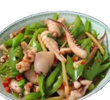 Stir-fried Squid