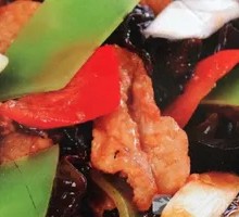 Wood Ear Mushroom and Pork Rice Bowl