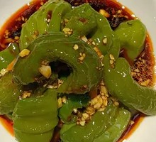 Braised Green Pepper with Tiger Stripes