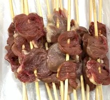 Grilled Chicken Hearts