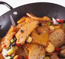 Spicy Potatoes in Dry Pot