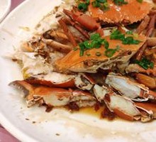 Steamed Crab with Hua Diaoyu Meat Cake