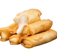 Fried Spring Rolls with Milk