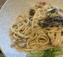 Black Truffle Bacon Cream Fettuccine