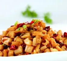 Spicy Stir-Fried Lotus Root Cubes