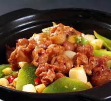 Chicken with Golden Needle Mushrooms in Brown Sauce