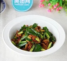 Stir-fried Lamb Liver with Garlic