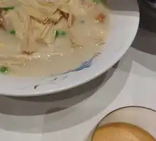 Fried Tofu Skin Braised with Century Eggs